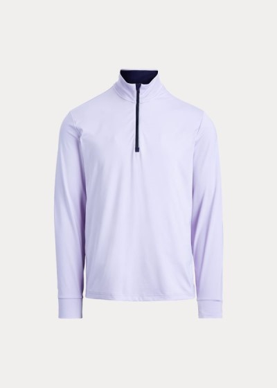 Pullover Ralph Lauren Hombre Morados Claro - Performance Jersey - ASPJX3819